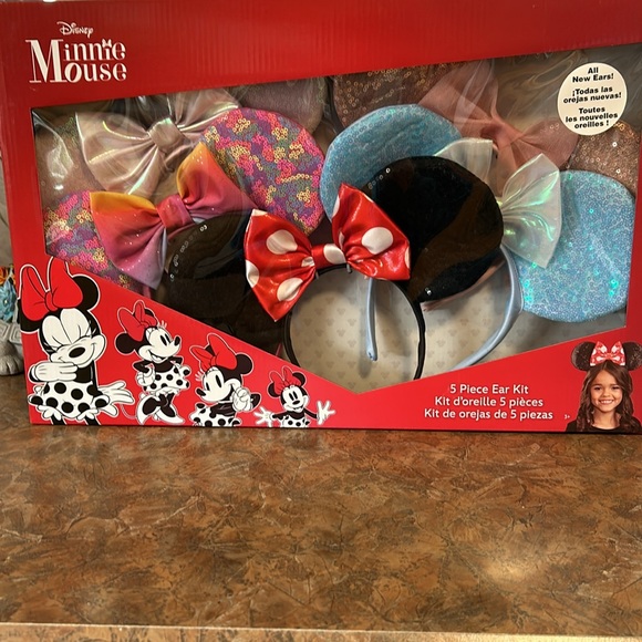 Disney Minnie Mouse set of 5 all new ears - Picture 11 of 11